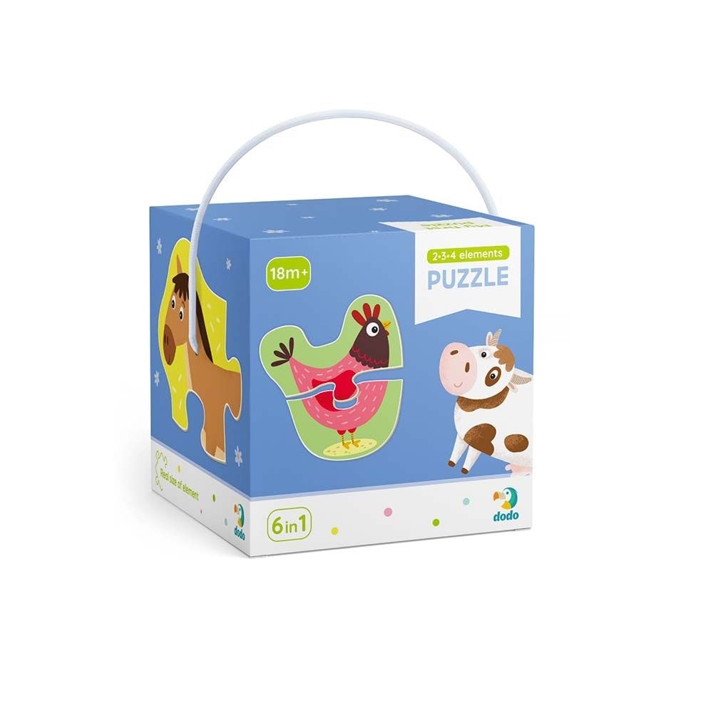 Пазли 2-3-4 елементи Домашні тварини Dodo 300152 79283 Dodo