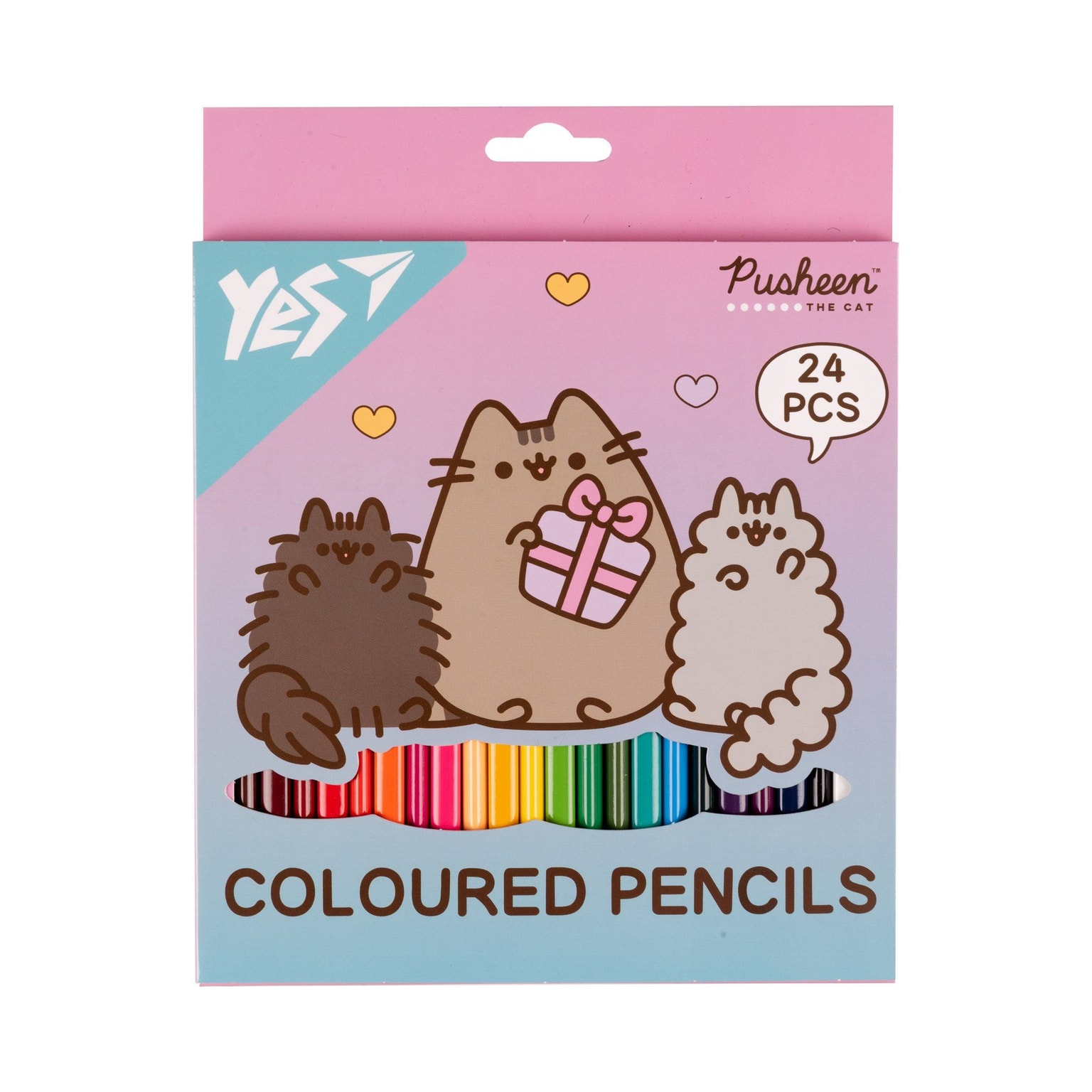 Олівці кольорові Yes Pusheen. Stormy and Pip 24 кол 290741 82659 YES