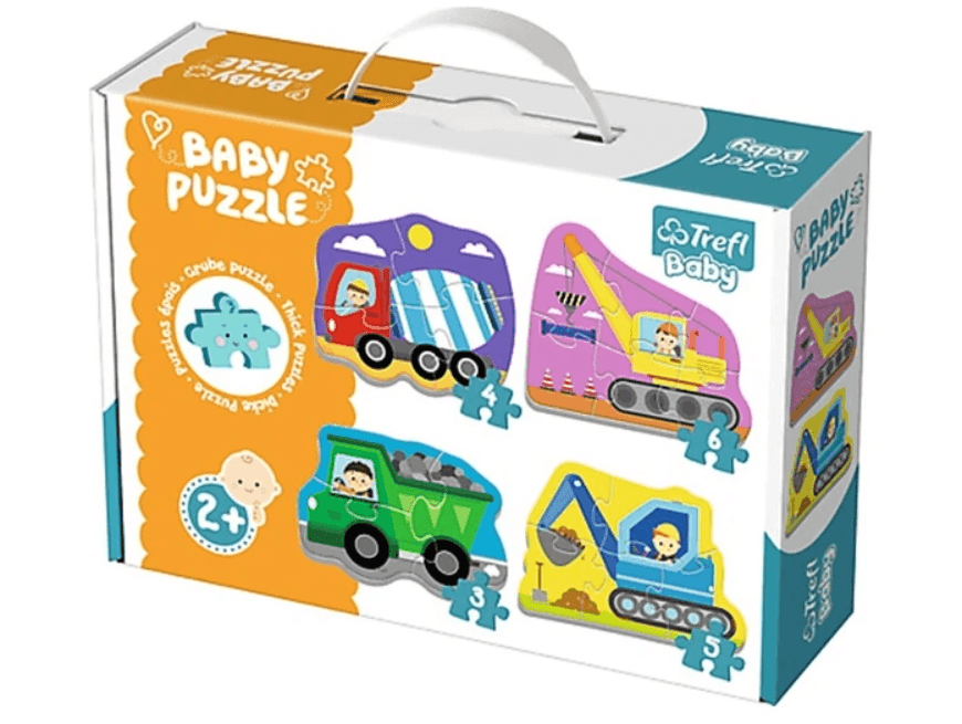 Пазли Trefl  Baby classic Транспортні засоби на будівельному майданчику 36072 83081 Польша