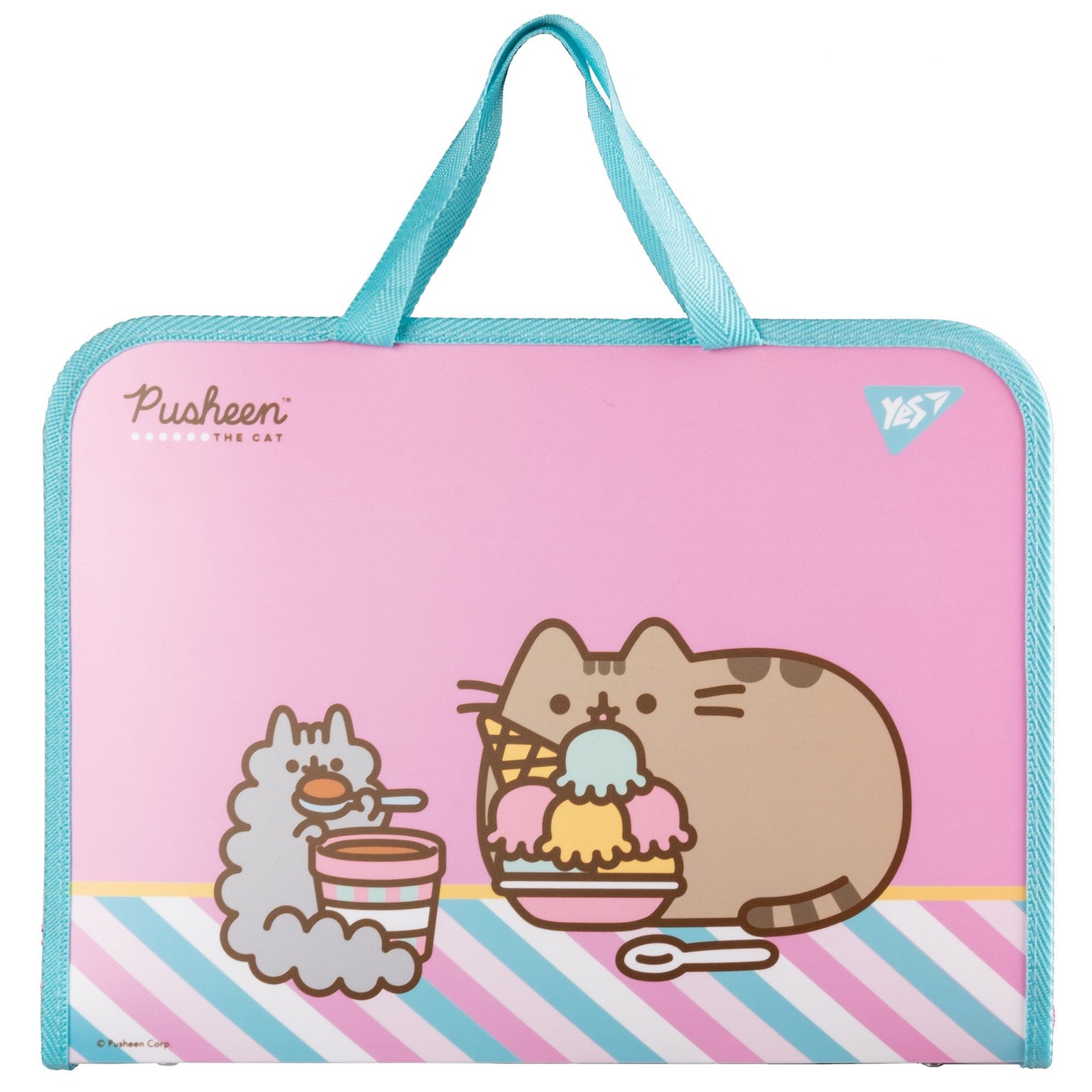 Папка-портфель Yes Pusheen Stormy FC на блискавці 492238 83608 YES