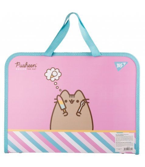 Папка-портфель Yes Pusheen Stormy FC на блискавці 492238 83608 YES