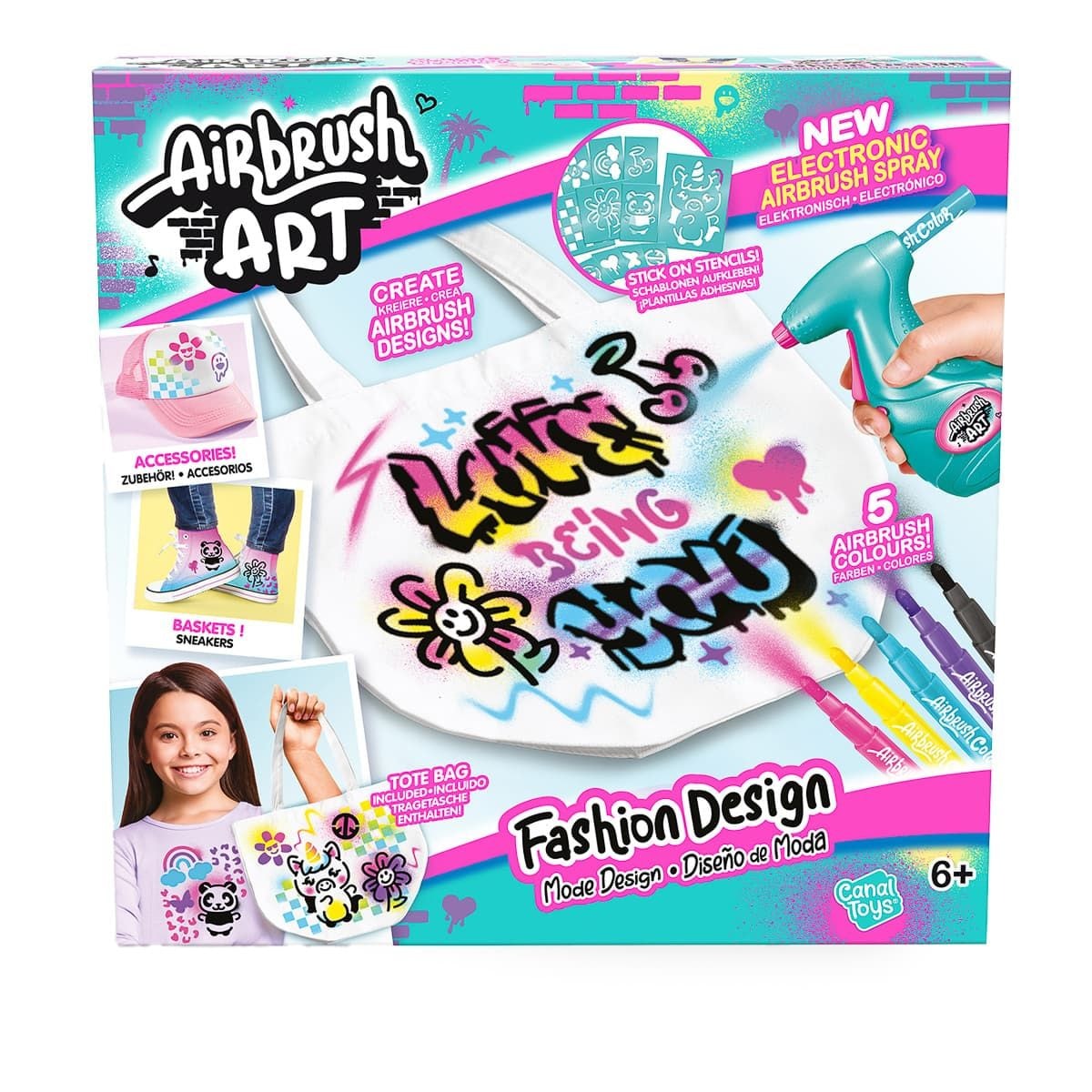 Набір для творчості DIY airbrush "Фешн-дизайнер" 84113 Китай