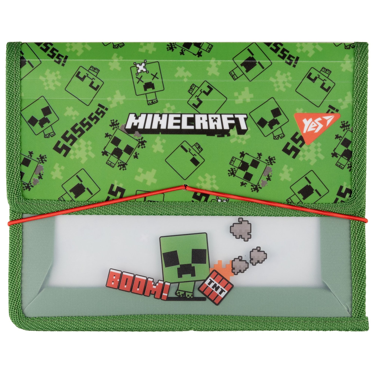 Папка для зошитів пл. на гумці В5 Yes Minecraft. Creeper 492208 84322 Китай