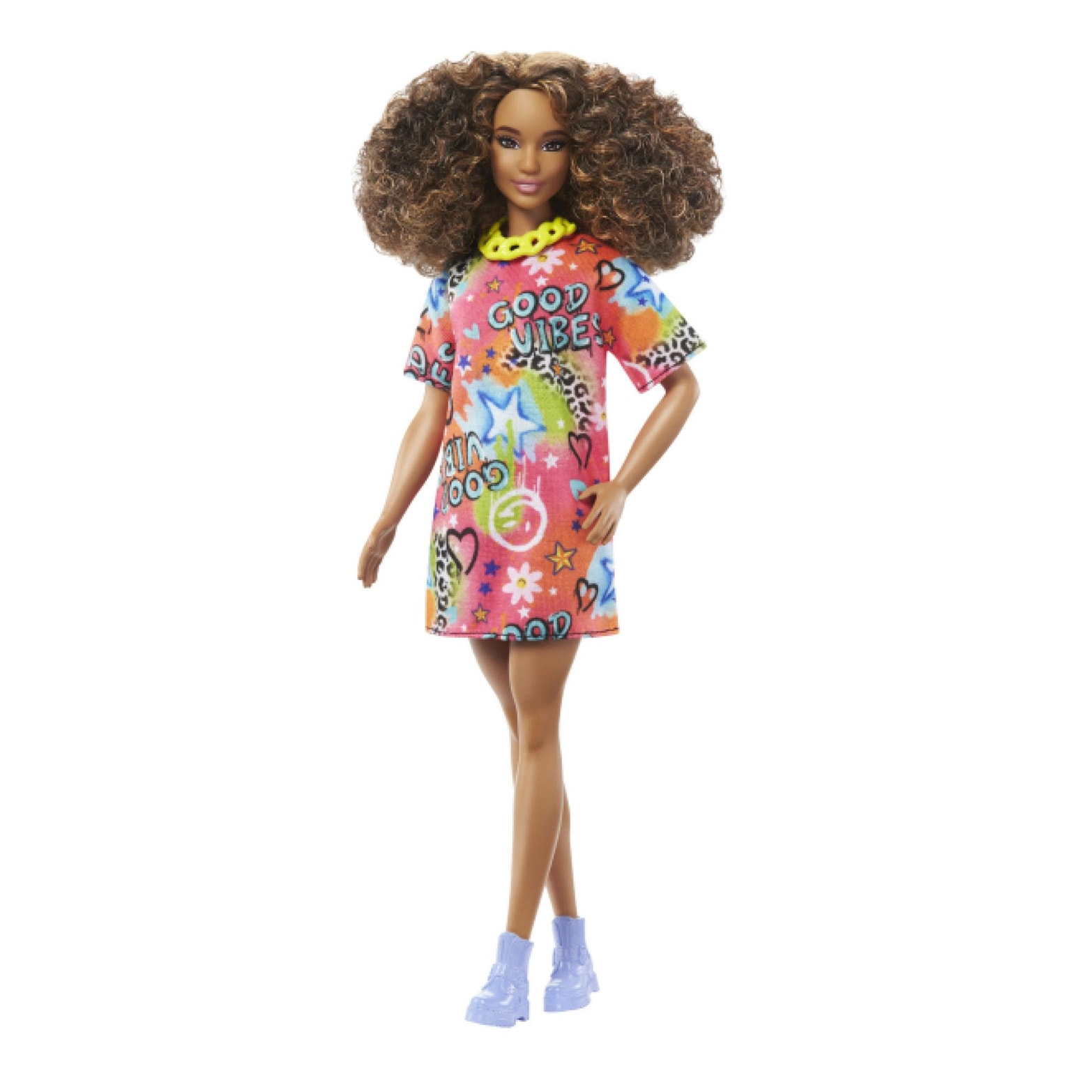 Barbie модниця в яскравій футболці HPF77 86563 Китай
