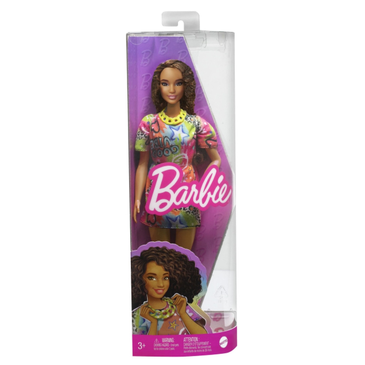 Barbie модниця в яскравій футболці HPF77 86563 Китай