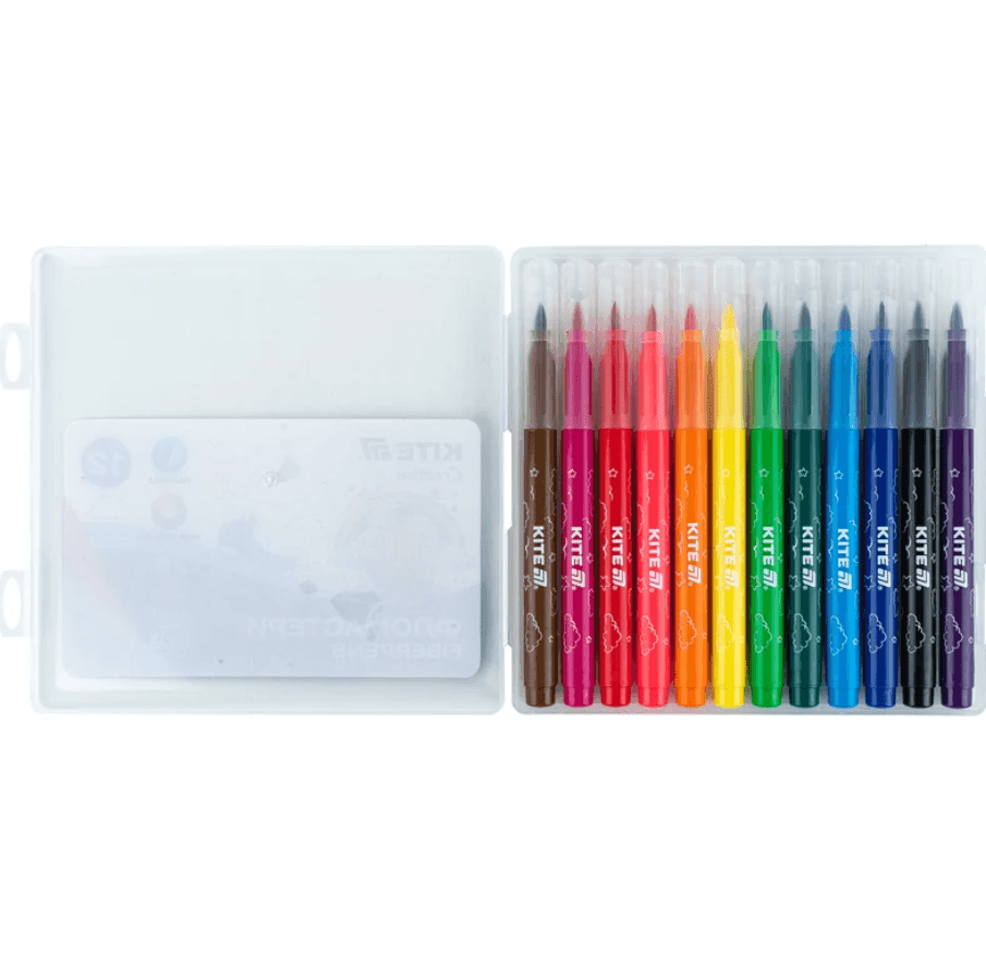 Фломастери-пензлики Kite Creative K-1150, 12 кольорів 87231 Німеччина