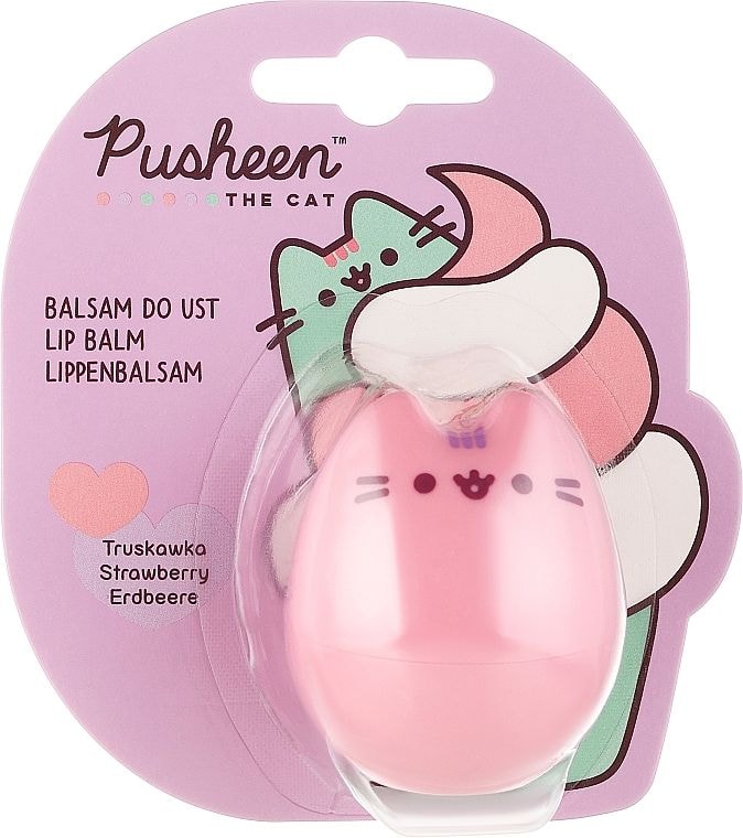 Бальзам для губ 3D "Pusheen" з ароматом полуниці, 6 г. 87891 Польша