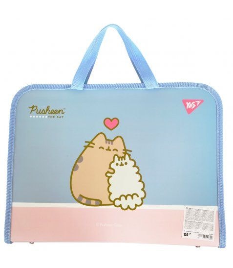 Папка-портфель Yes Pusheen FC на блискавці 492316 89314 YES