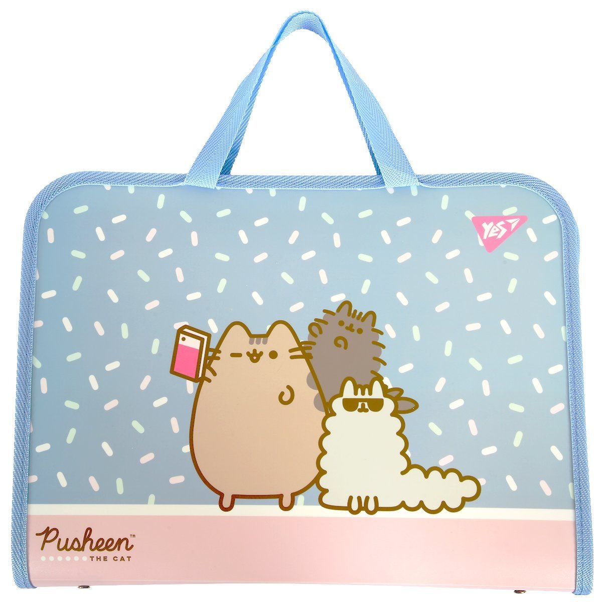 Папка-портфель Yes Pusheen FC на блискавці 492316 89314 YES