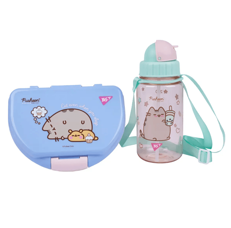 Набір контейнер та пляшечка Yes Pusheen 2 предмети 450145 89661 YES