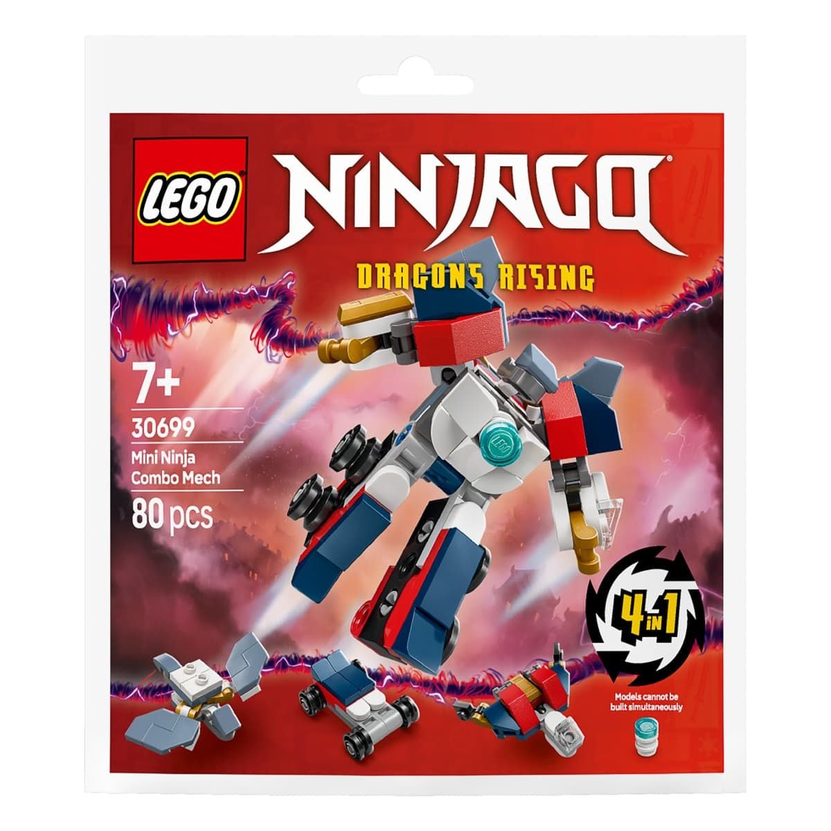 Lego Ninjago Мінініндзя комбо робот 30699 90778 Данія