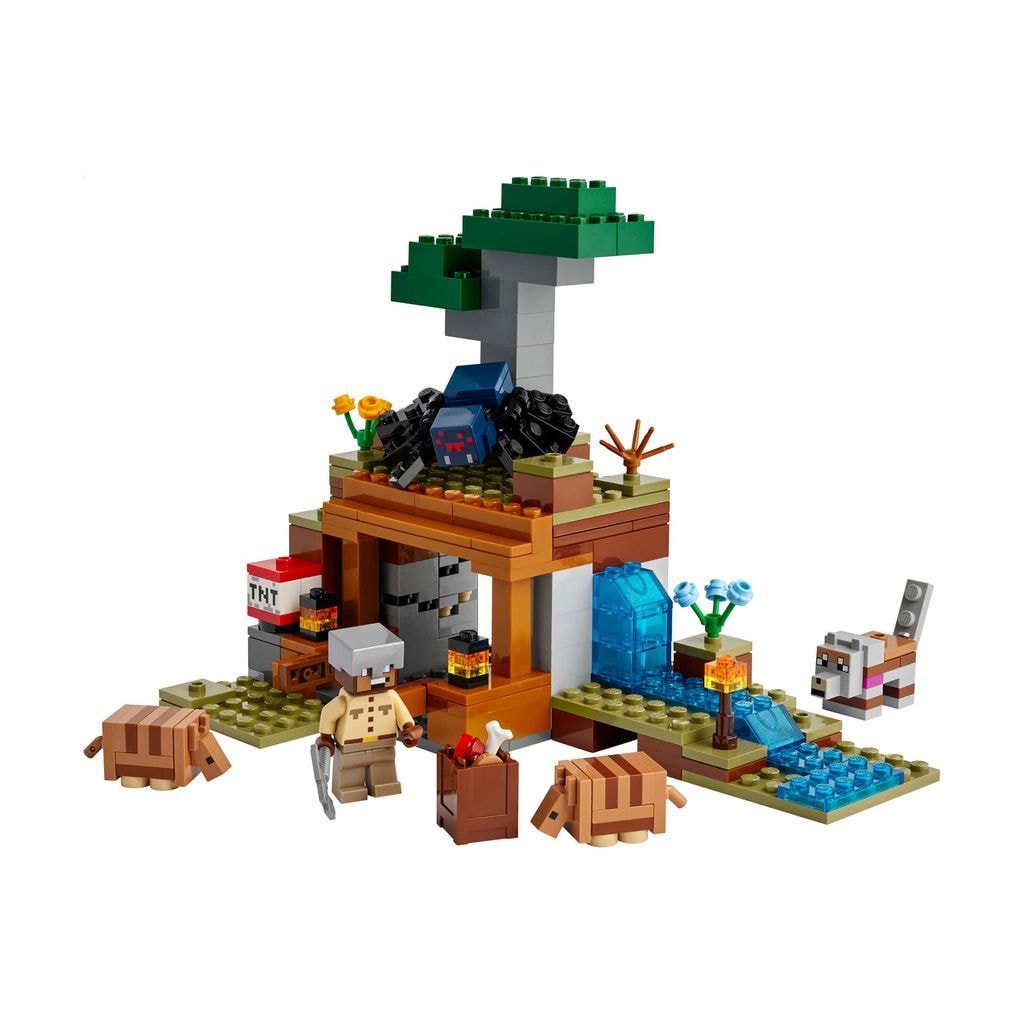 Lego Minecraft Шахтна експедиція "Броненосець", 247 деталей 21269 90922 Данія