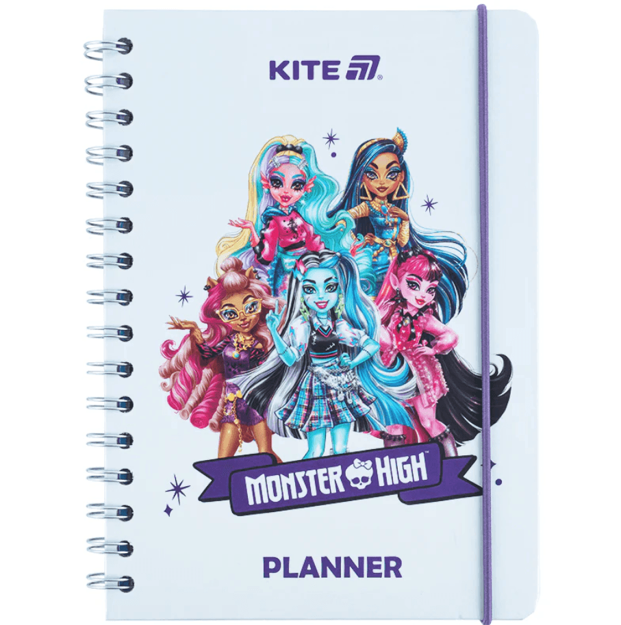 Щоденник на спіралі Kite Monster High MH25-438, тверда обкладинка 91221 Німеччина