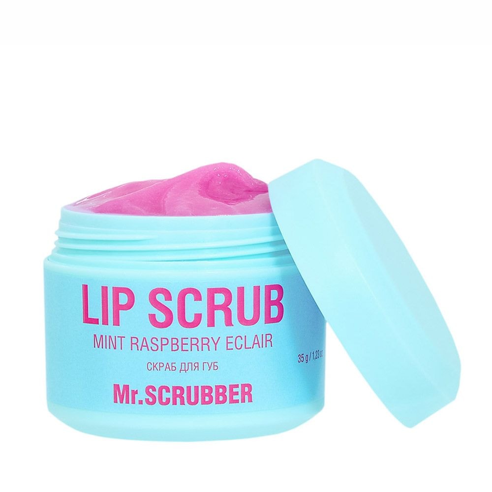 Cкраб для губ Lip Scrub Mint Raspberry eclair із ароматом м’ятно-малинового еклера Mr.SCRUBBER 92439