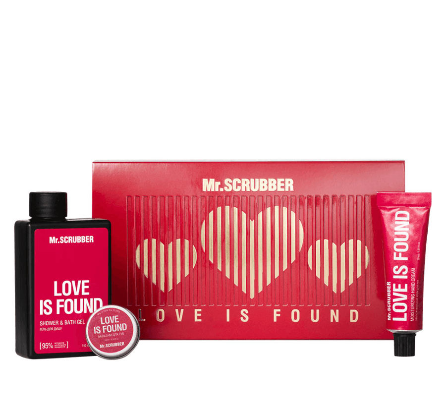 Подарунковий набір Love is found Mr.SCRUBBER 93202