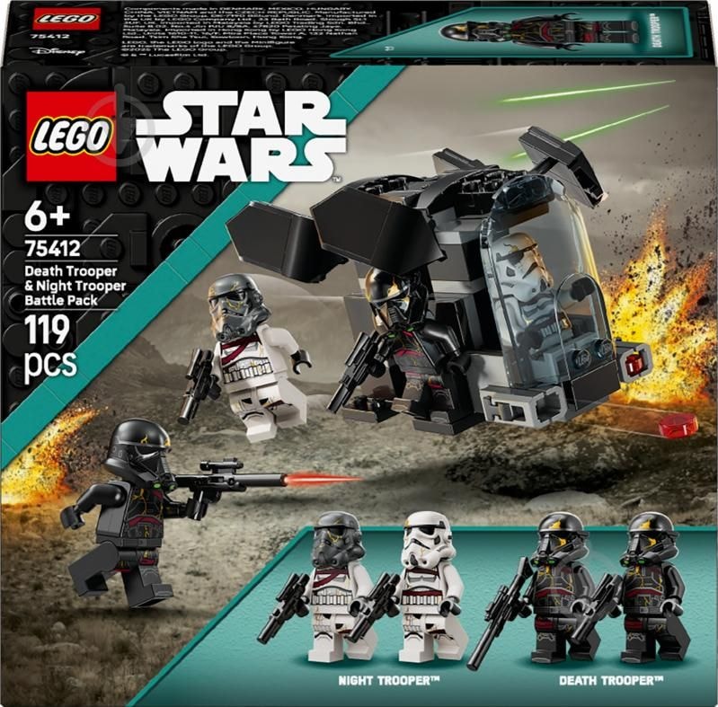 Lego Star Wars Бойовий набір Боєць смерті і Нічний піхотинець 75412 93234 Данія