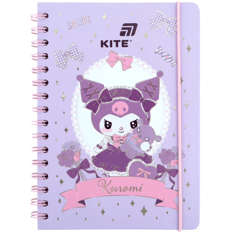 Блокнот на спіралі Kite Kuromi HK26-190-2, A5, 80 аркушів, кл. 94693 Німеччина