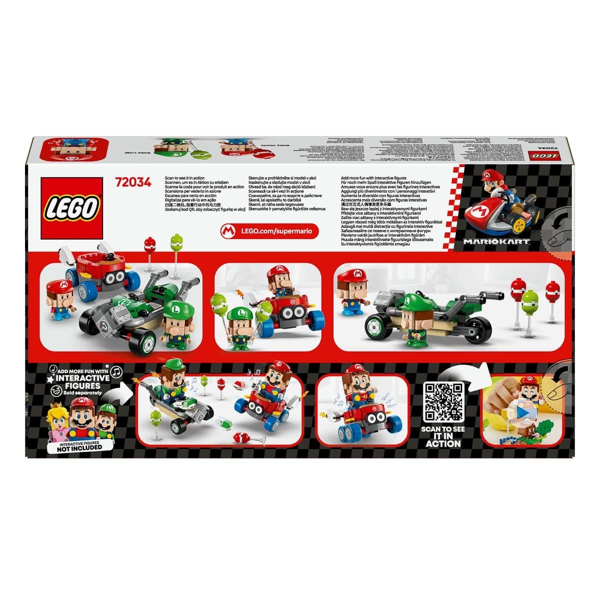 Lego SUPER MARIO  Mario Kart – Baby Mario vs. Baby Luigi 72034 94985 Данія