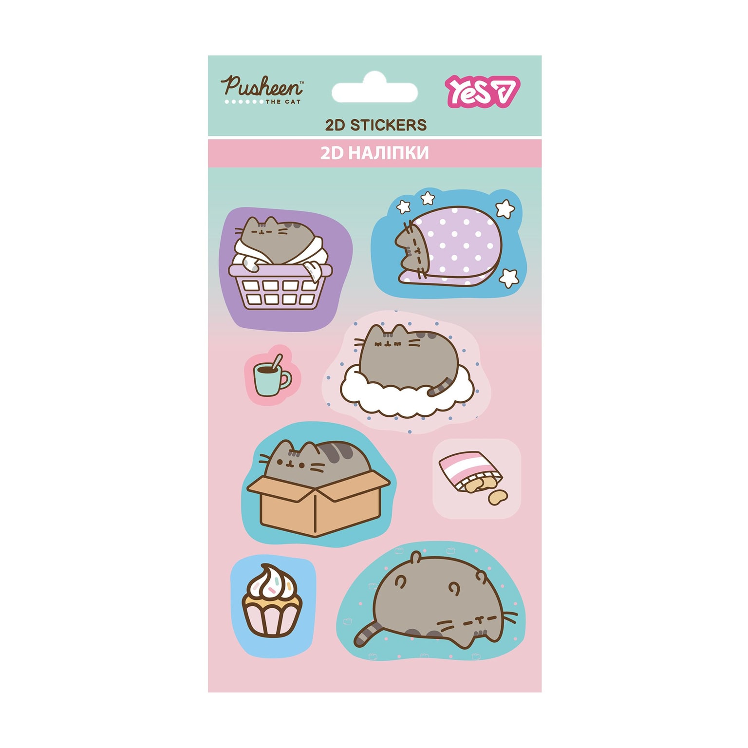 Наліпки 2D YES "Pusheen.Snacks" 708842 95008 Китай