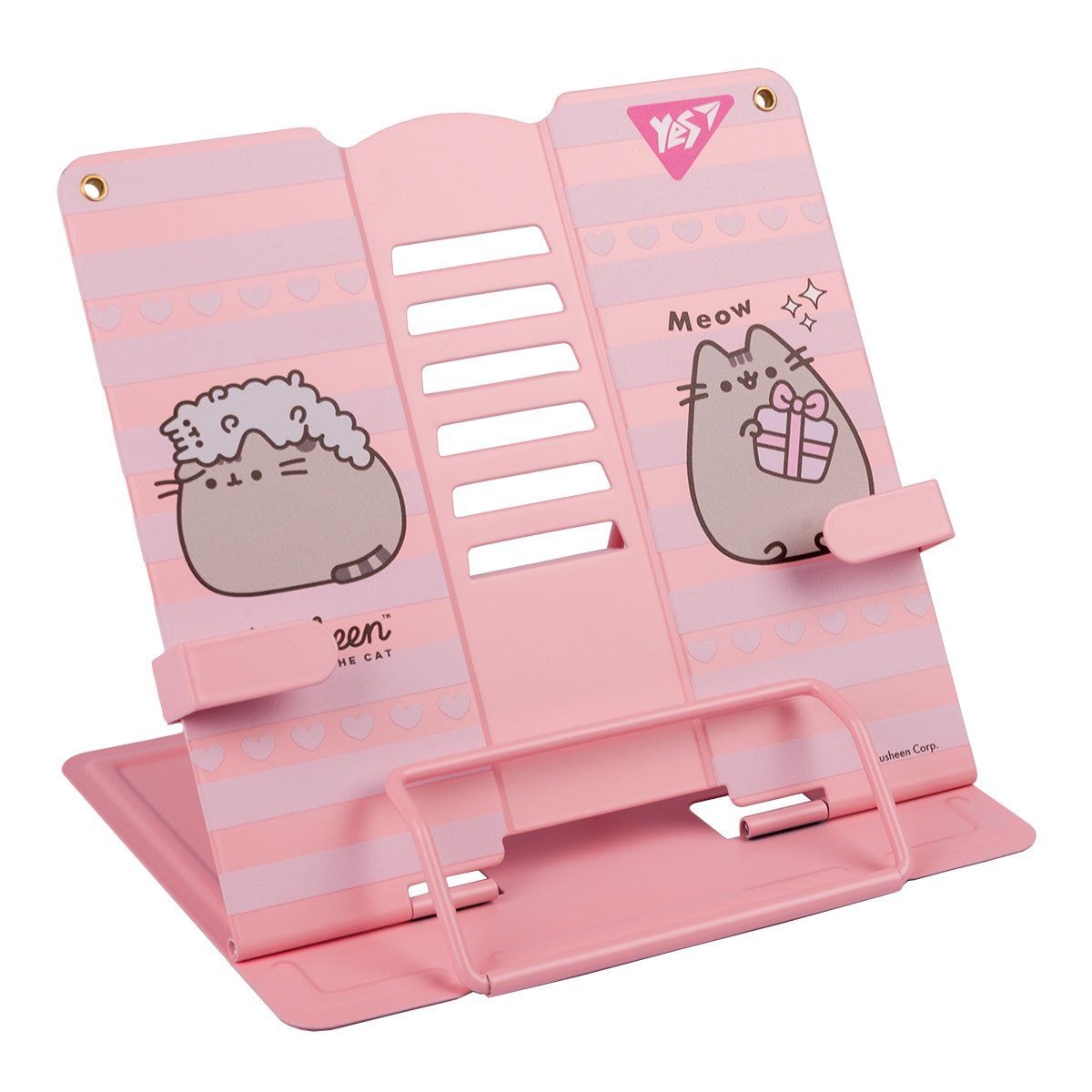 Підставка для книг з додатковими фіксаторами YES "Pusheen", метал 470519 95016 YES
