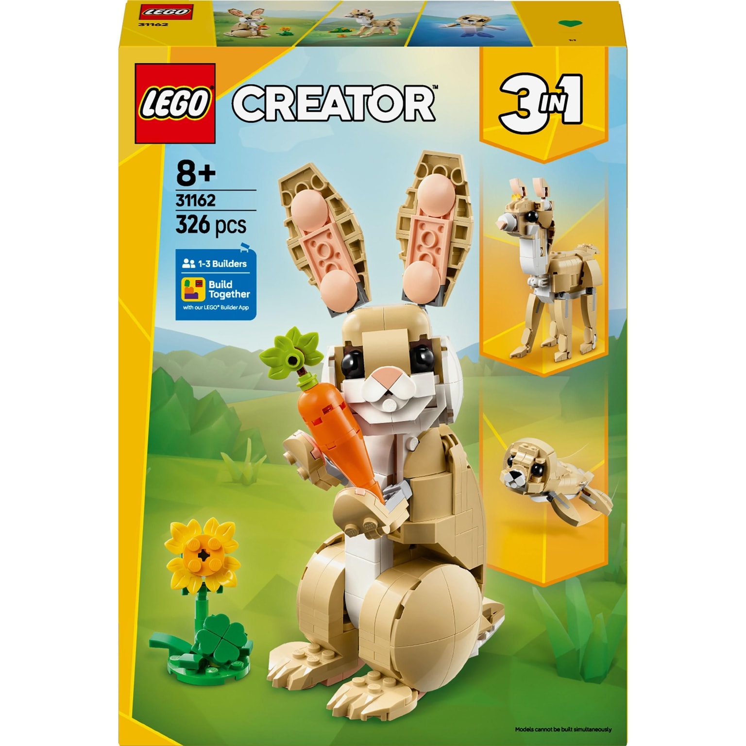 Lego CREATOR Конструктор Чарівне кроленя 31162 95502 Данія