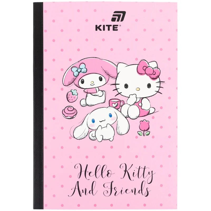 Блокнот Kite "Hello Kitty MIX" А5/40арк, клітинка, м'яка обкладинка НК26-091-2 95554