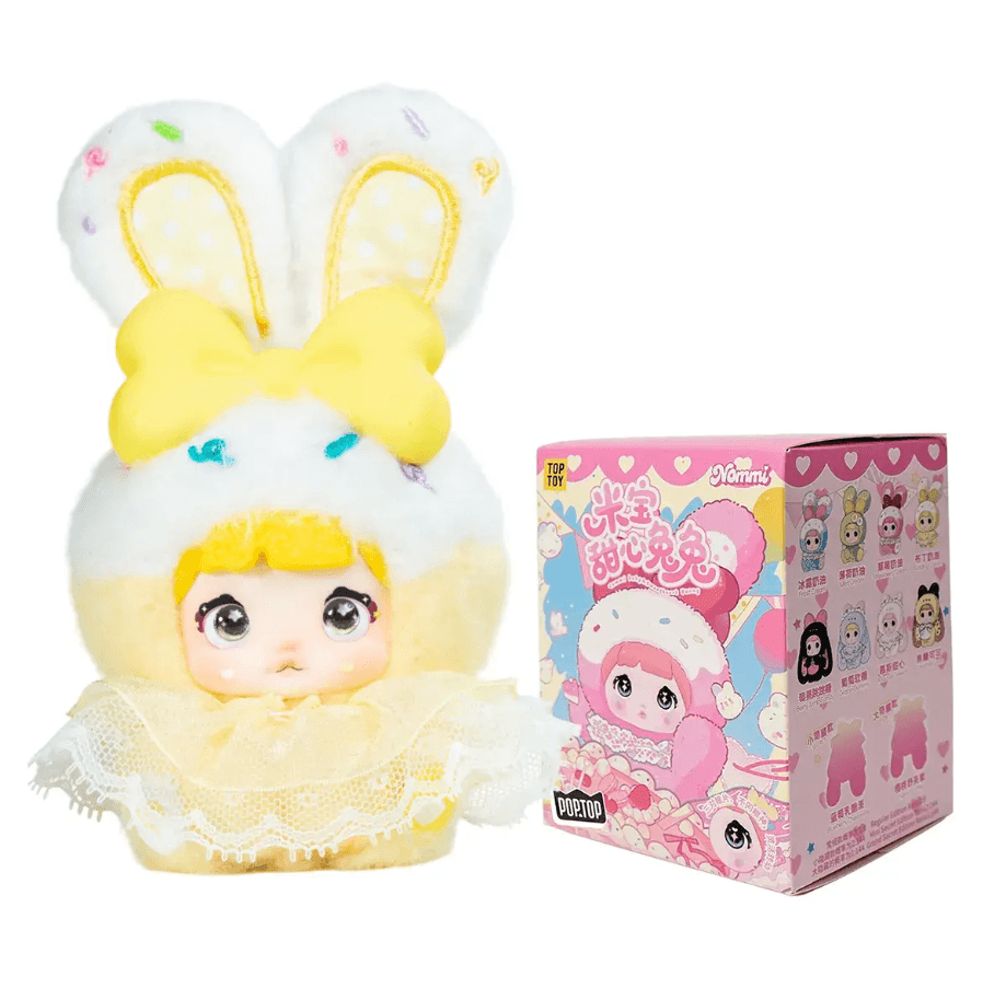 М'яка іграшка-брелок-сюрприз POP TOP Hi TOY серії Nommi Зайчата HC023 95653 Китай