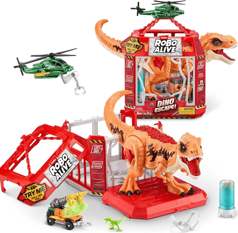 Інтерактивний ігровий набір "Втеча динозавраг" PETS AND ROBO ALIVE 71127 95963