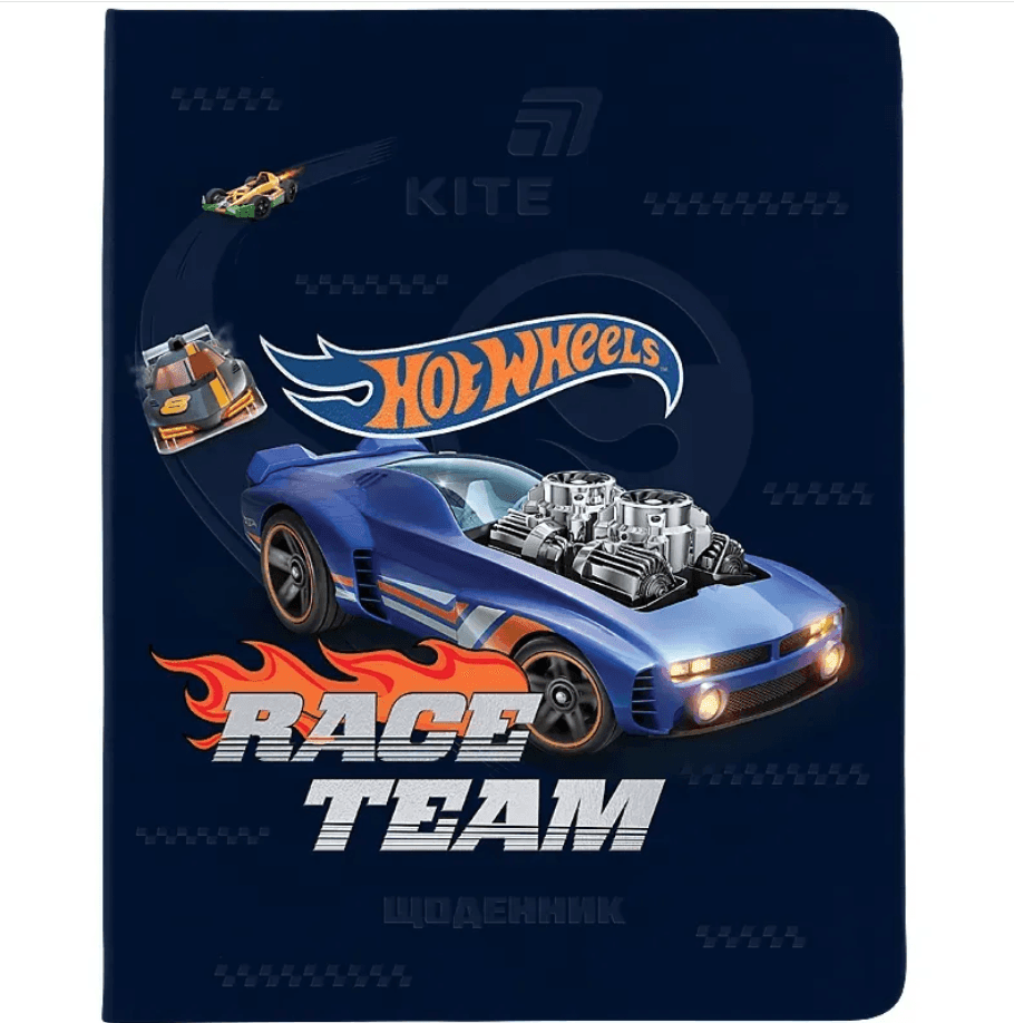 Щоденник шкільний Kite Hot Wheels HW26-283, м'яка обкл. 96009 Німеччина