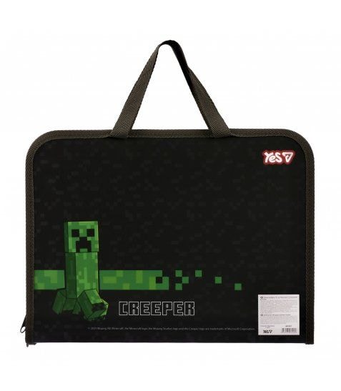Папка-портфель Yes Minecraft  на блискавці 492357 96130 YES