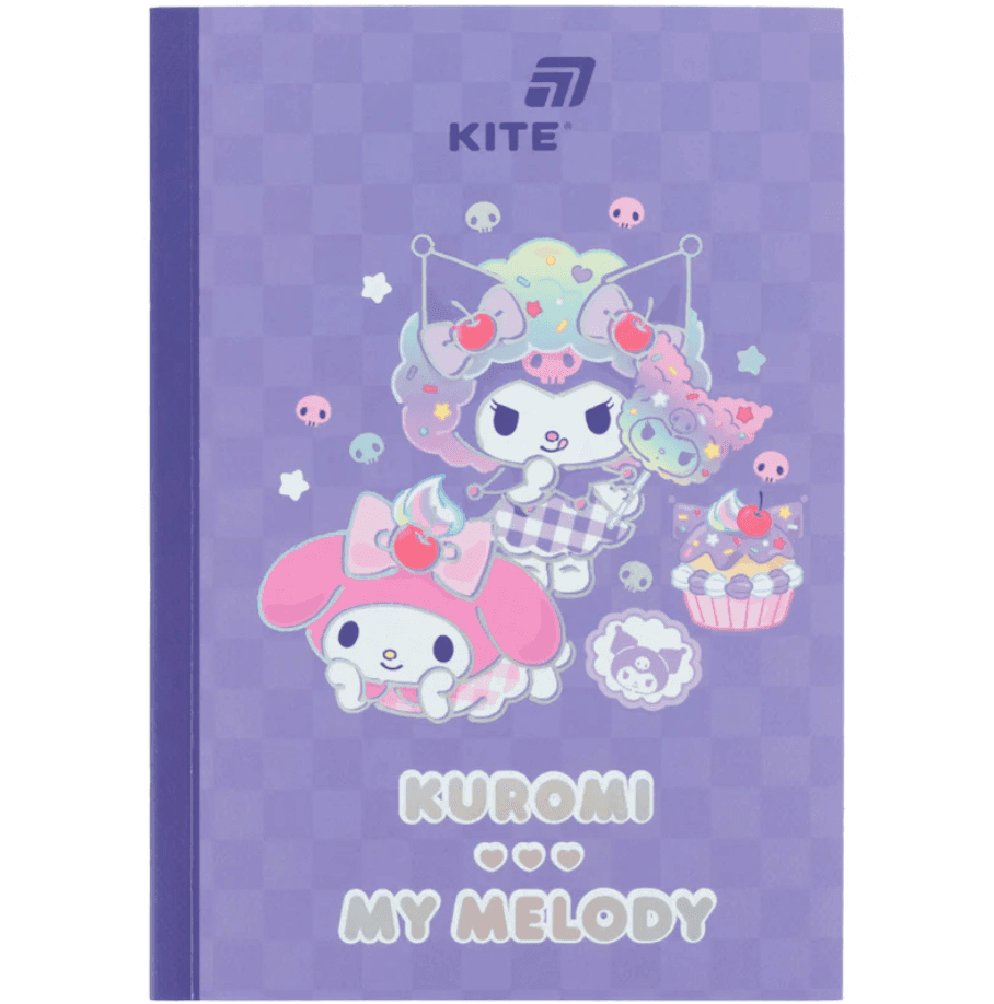 Блокнот Kite Kuromi HK26-091-1, А5, 40 аркушів, кл. 96374 Німеччина