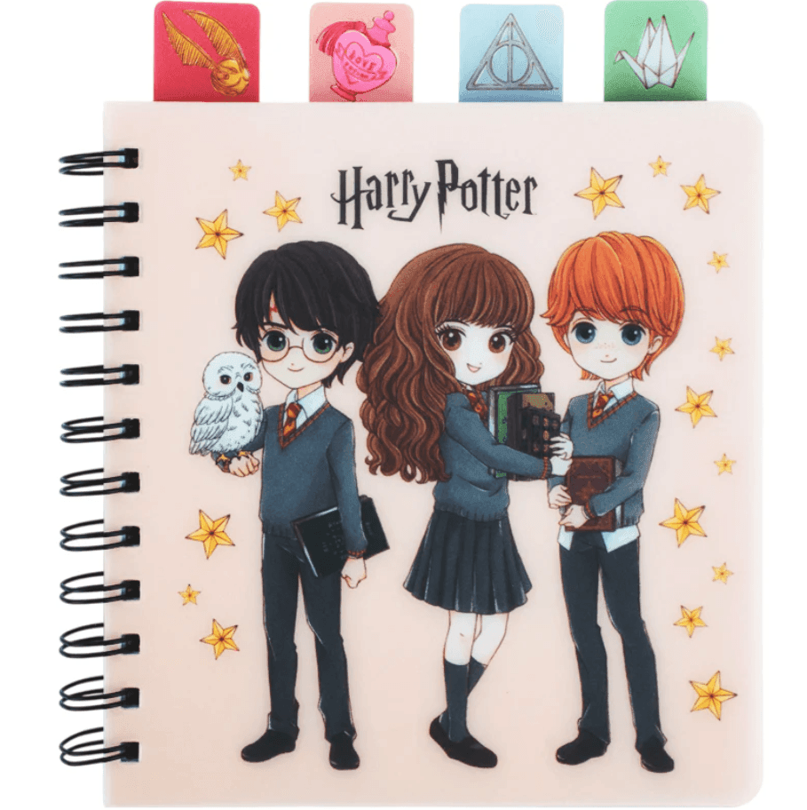 Блокнот з розділювачами на спіралі Harry Potter HP26-278, 80 арк., кл., пластикова обкладинка 96379 Німеччина