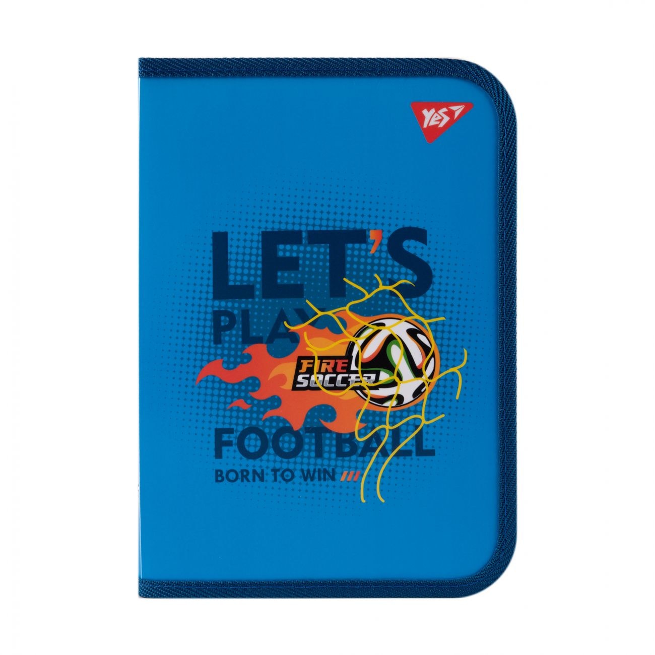 Папка для зошитів пл. на блискавці В5 Yes Football 492205 96575 Китай