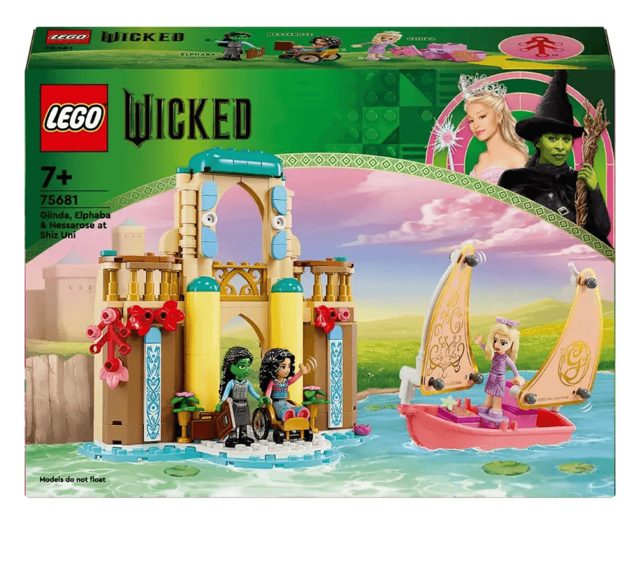 Lego Ideas Ґлінда, Ельфаба й Несароза в Університеті Шиз 75681 96710 Данія