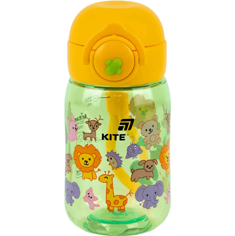 Пляшка для води Kite K25-1235-3, Zoo, 360 мл, зелена 96996 Німеччина