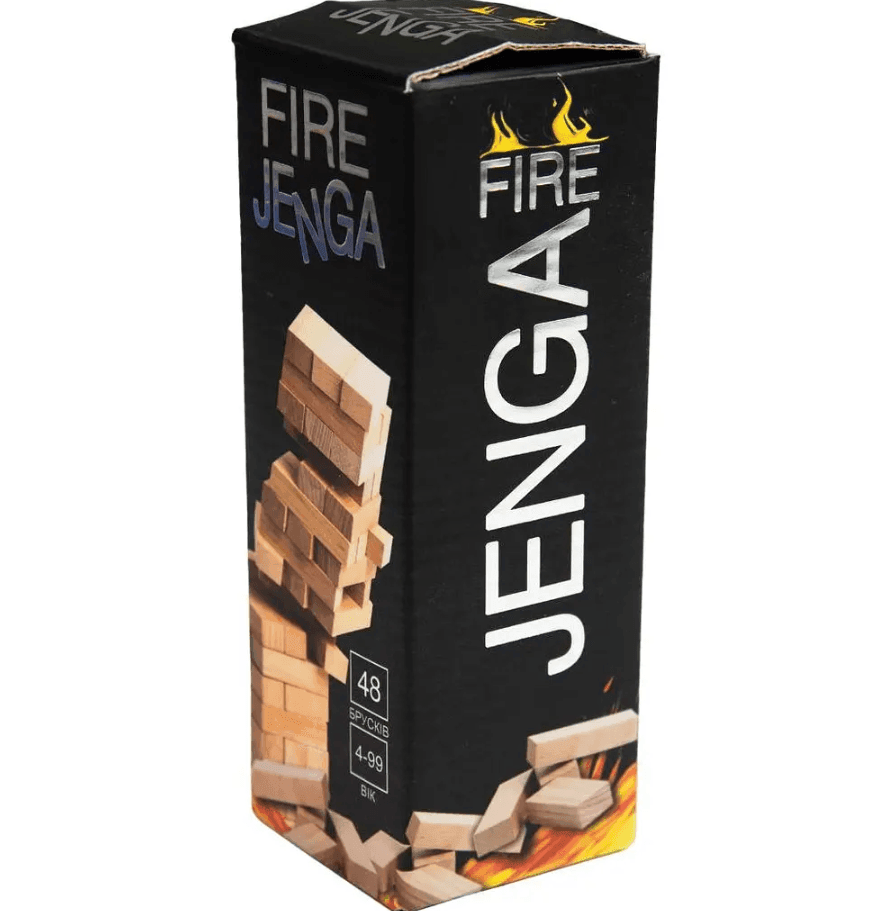 Настільна гра Fire Jenga STRATEG 30848 97263