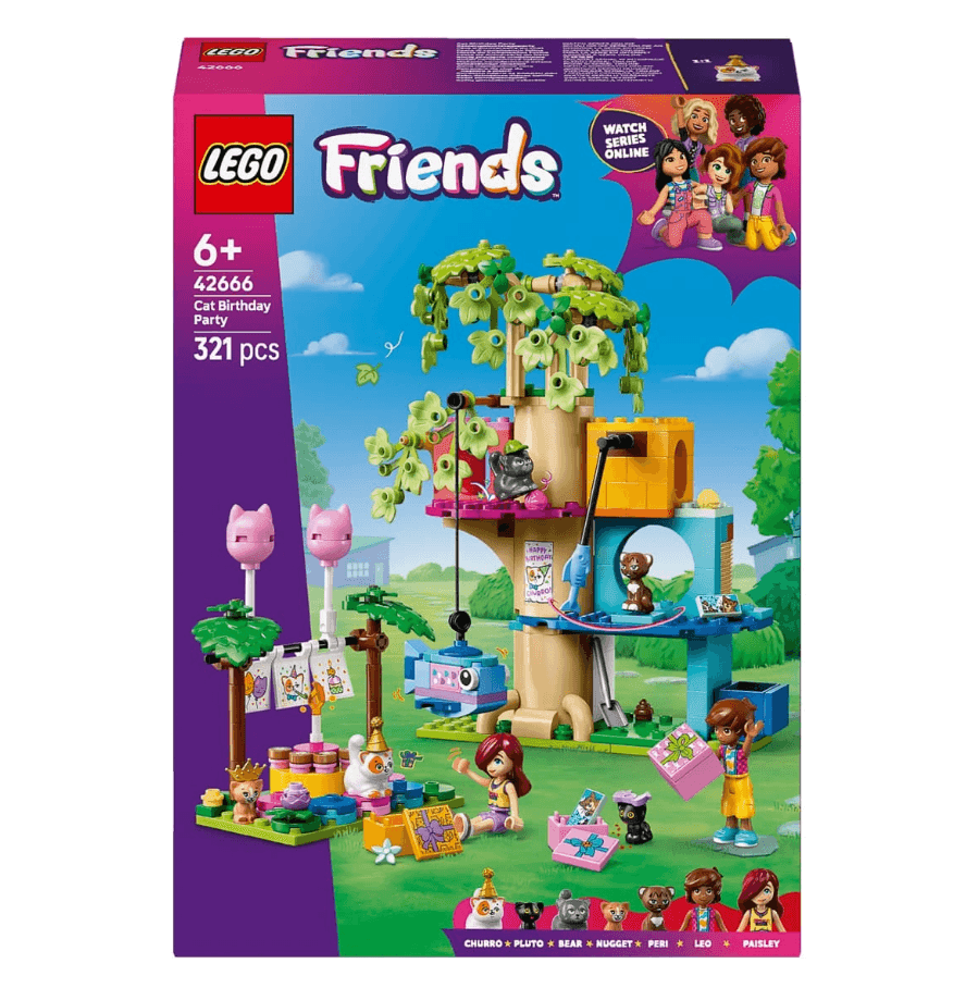 Lego Friends День народження кота і будинок на дереві 42666 97835 Данія