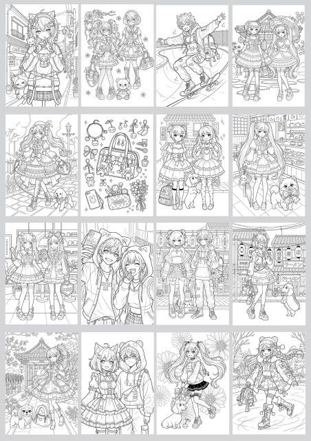 Розмальовка 210*297 I like Anime 26096 97946