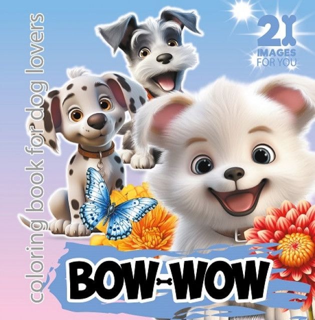 Розмальовка-міні Bow-wow 160*160 мм. 24 арк. 23390 97955 Фреш