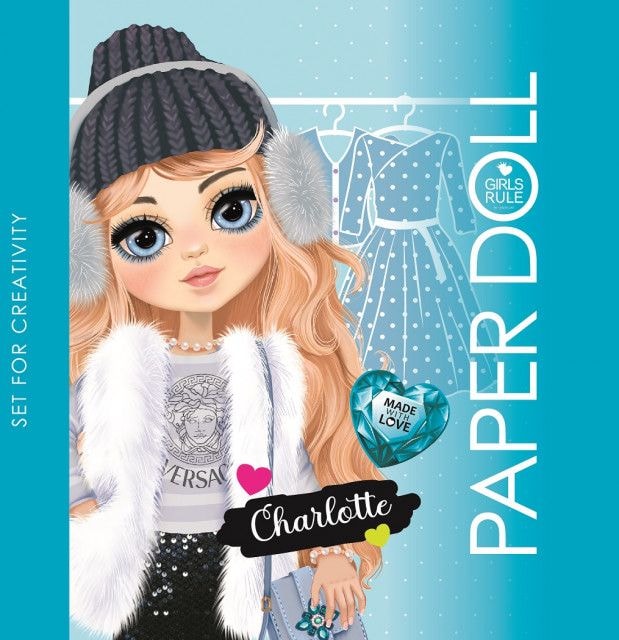 Розмальовка-міні Paper Doll Charlotte 140*140 мм. 24 арк. 23276 97962 Фреш