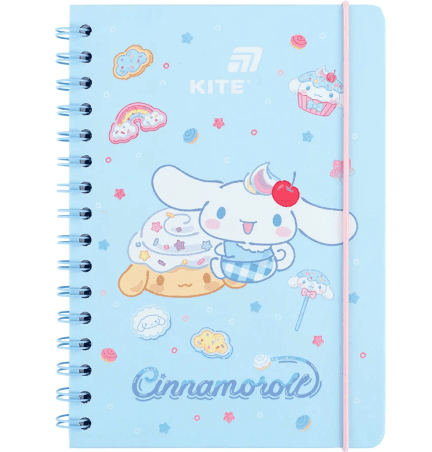 Блокнот на спіралі Kite Cinnamoroll CR26-190, A5, 80 аркушів, клітинка 98011 Німеччина