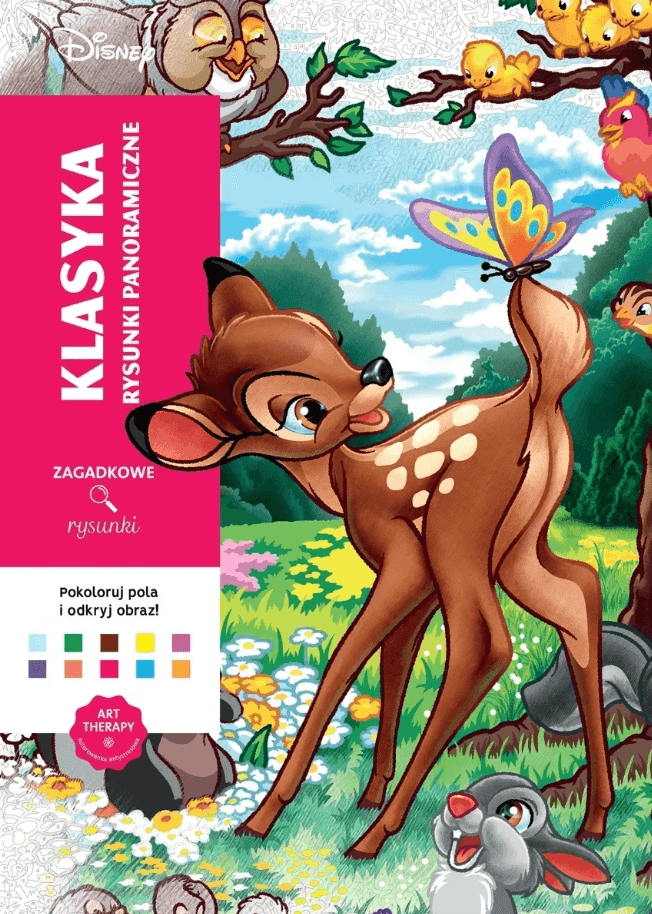 Розмальовка за номерами "Klasyka Rysunki Panoramiczne" від Disney 98051 Польша