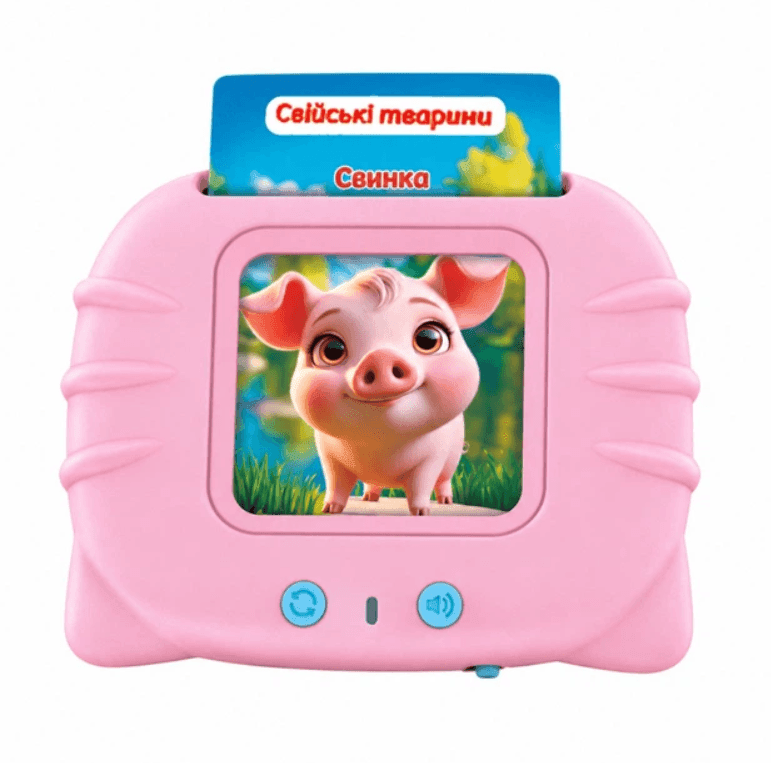 Інтерактивний "Картрідер Знань" 84499 Pink USB, 112 двосторонніх карток 98191 Китай
