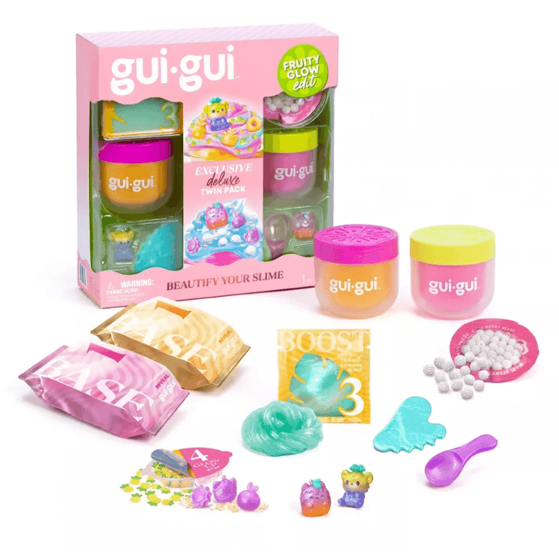 Слайм із шармами GUI GUI Fruity Glow Делюкс 125391 98209 Китай