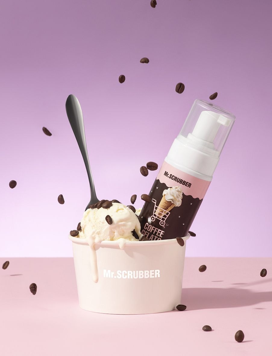 Парфумована пінка для душу Coffee Gelato з ароматом кавового морозива Mr.SCRUBBER 98261