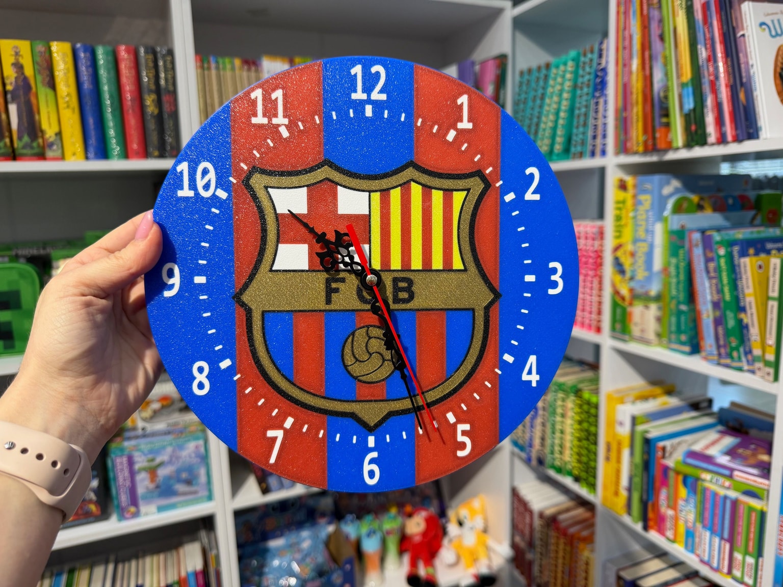 Годинник Футбол Barcelona 3D 89388