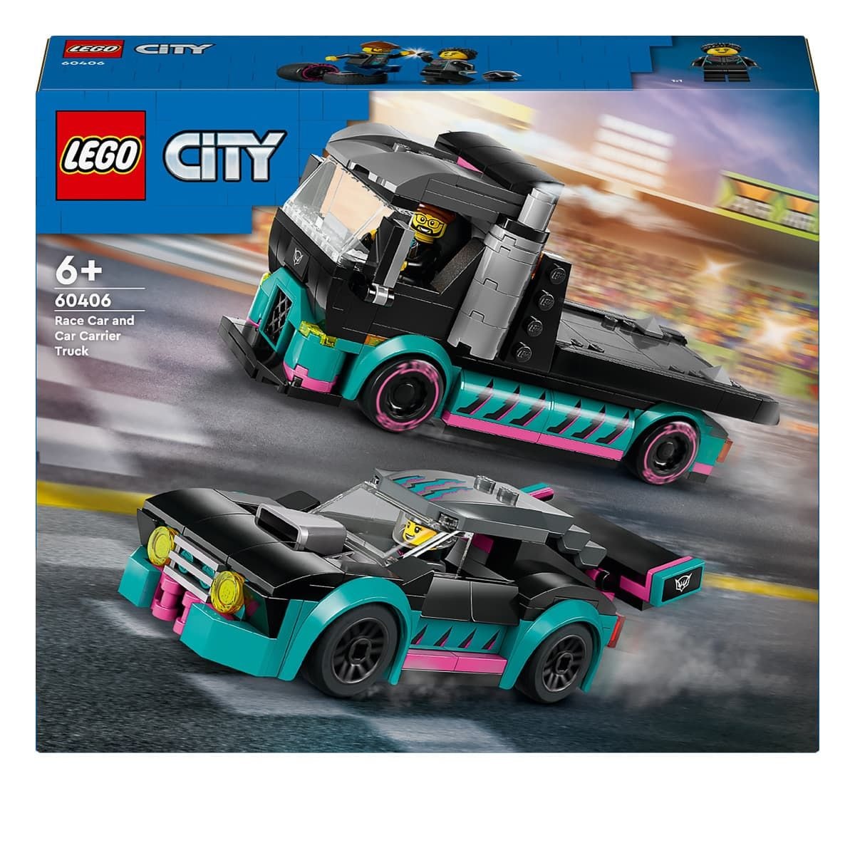 Lego CITY Автомобіль для перегонів й автовоз 60406 90917 Данія