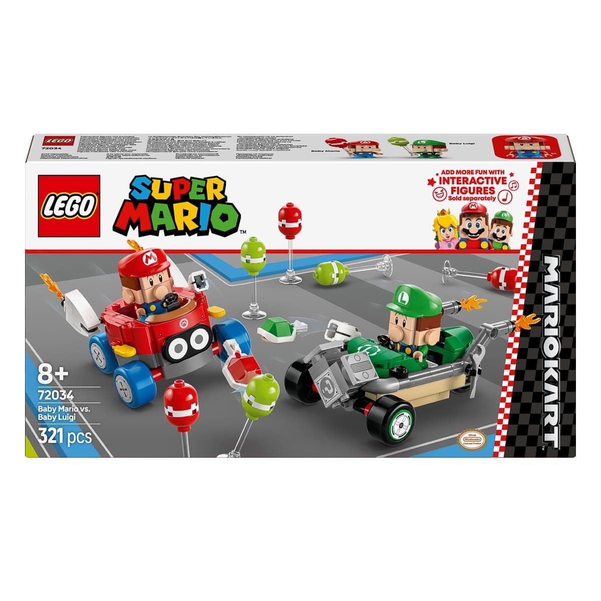Lego SUPER MARIO Mario Kart – Baby Mario vs. Baby Luigi 72034 94985 Данія